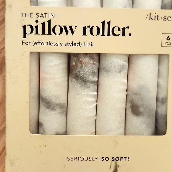 Brand New KITSCH SATIN PILLOW ROLLER-6PC. - Picture 4 of 4